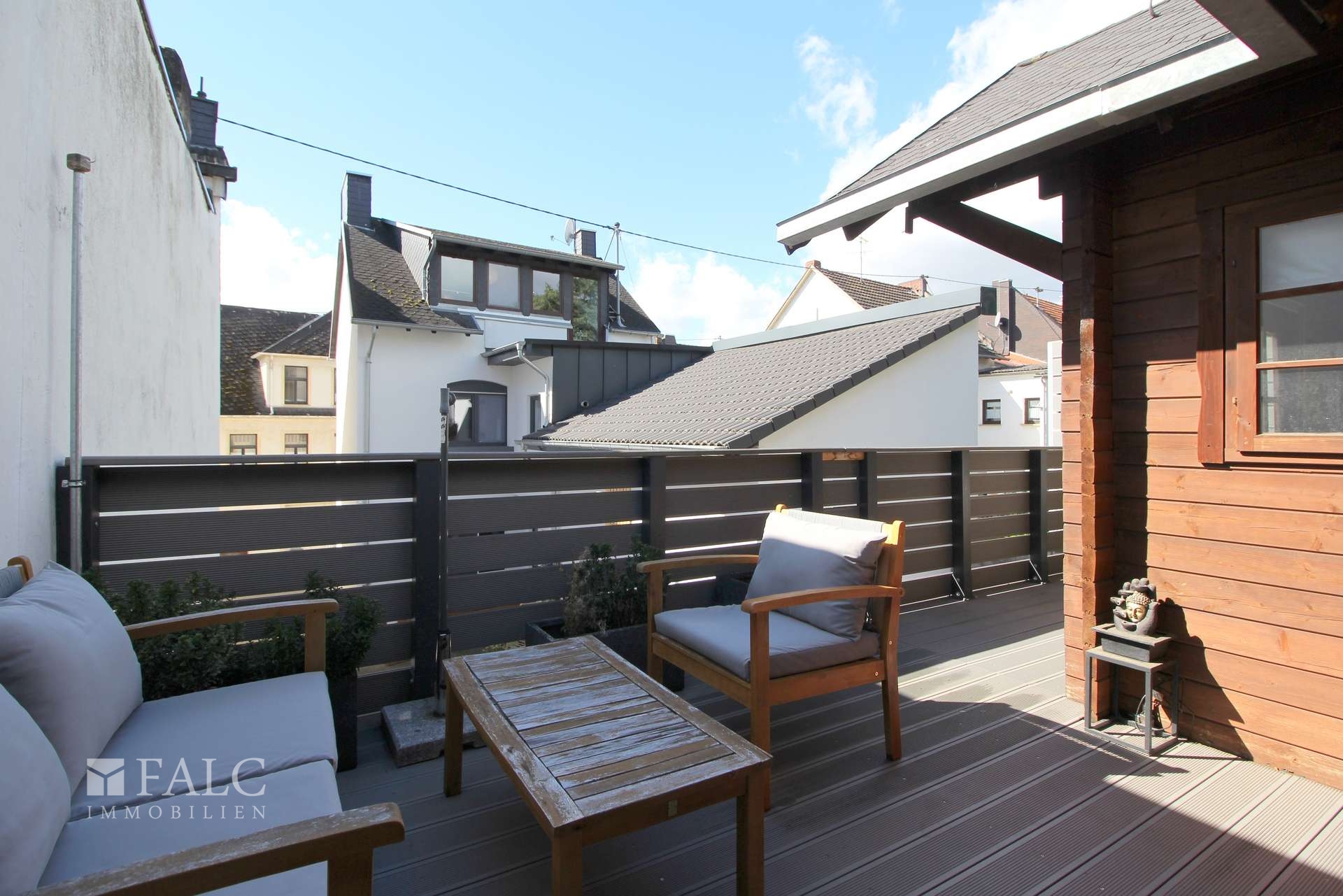 Terrasse Blockhaus